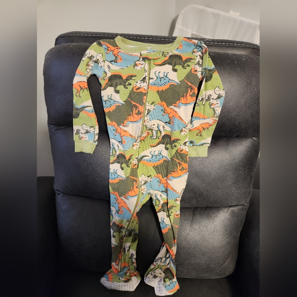 Carter's Camo Dinosaur Print Kids One Piece Pajama